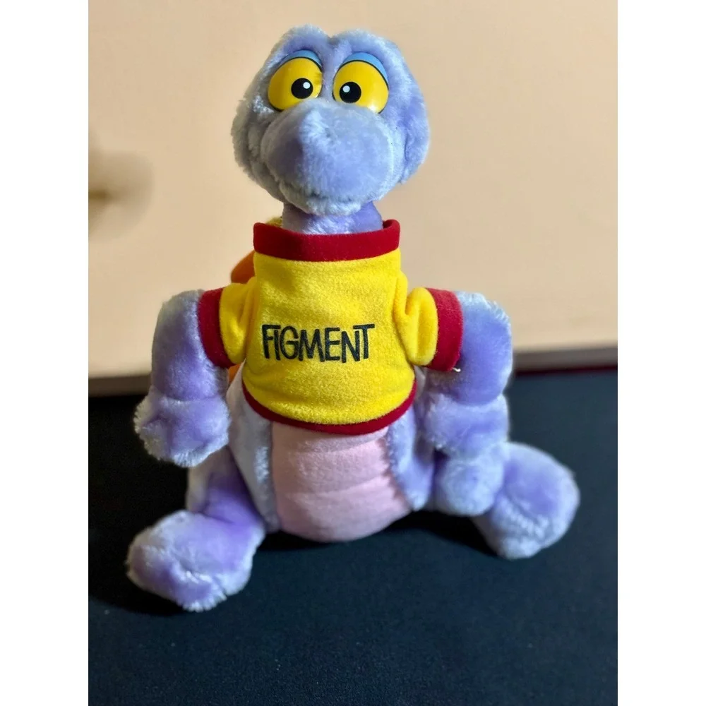 Vintage 1982 Disney Figment Dragon Plush Epcot Journey Into Imagination Purple